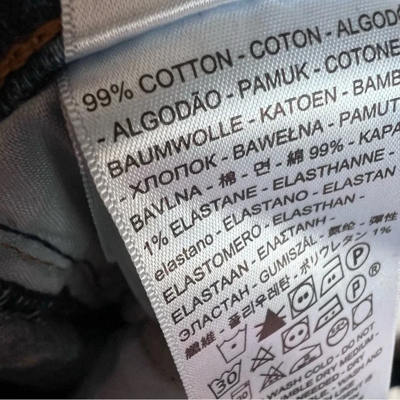 NWT Levi’s Premium Denim Big E Wedgie Icon Fit Ankle Jeans Med/Dark Wash Size 26 - Picture 15 of 16